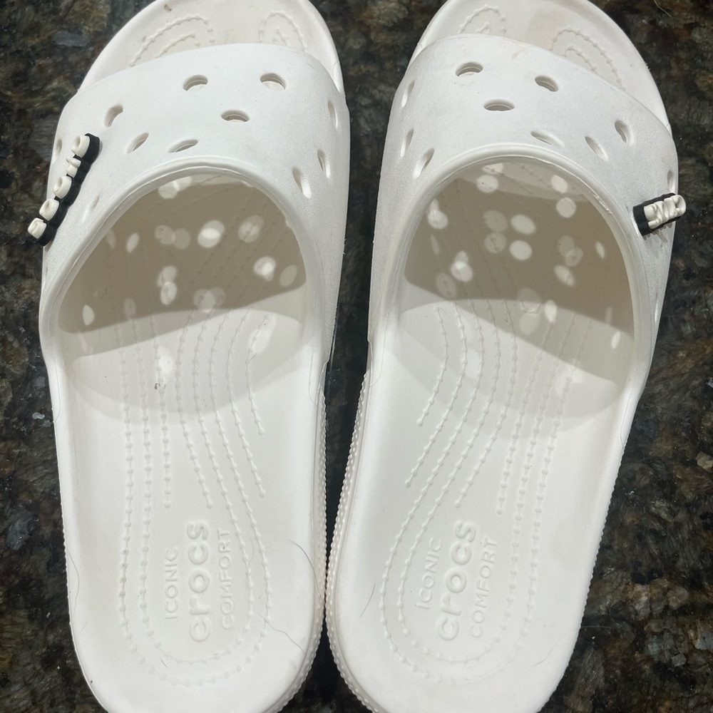 CROCS White Sandals Men or Women